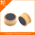 Unique Jewelry 8mm-25mm Natural Wooden Flesh Tunnels Free Ear Plugs expander Samples